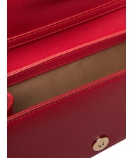 LOVE MOSCHINO SMART DAILY Pochette avec bandouli&egrave;re en m&eacute;tal ROUGE - Sacs pour Femme - 6