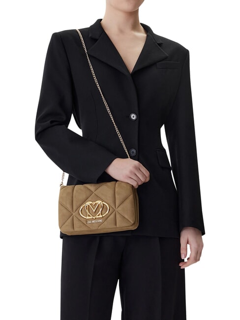 EMBOSSED Sac bandouli&egrave;re, double portabilit&eacute; sable - Sacs pour Femme