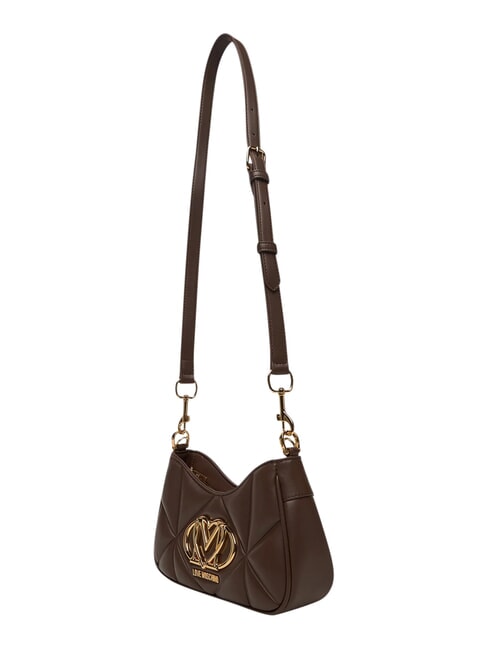 EMBOSSED Sac &agrave; bandouli&egrave;re, avec bandouli&egrave;re chocolat - Sacs pour Femme