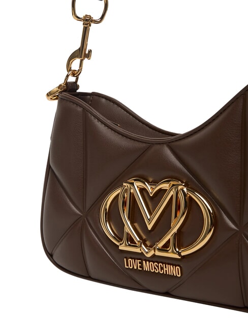 EMBOSSED Sac &agrave; bandouli&egrave;re, avec bandouli&egrave;re chocolat - Sacs pour Femme