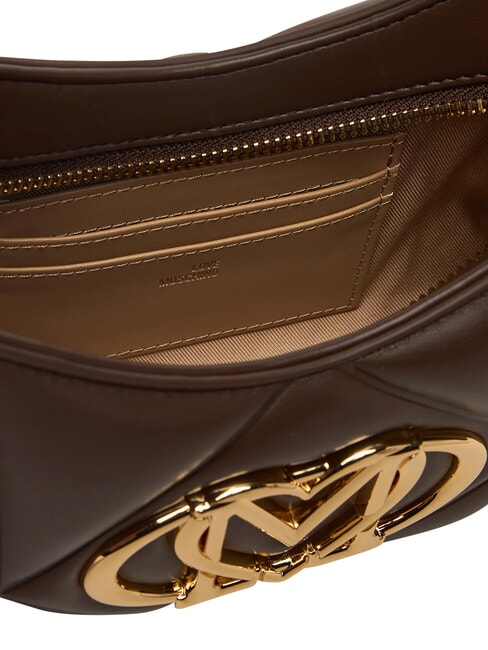 EMBOSSED Sac &agrave; bandouli&egrave;re, avec bandouli&egrave;re chocolat - Sacs pour Femme