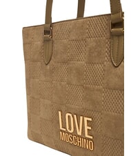 LOVE MOSCHINO PATCHY sac de courses, sac bandouli&egrave;re sable - Sacs pour Femme - 5