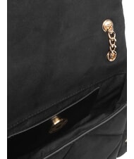 LOVE MOSCHINO EMBOSSED Mini sac bandouli&egrave;re, avec cha&icirc;ne Noir - Sacs pour Femme - 6