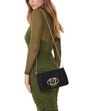 LOVE MOSCHINO EMBOSSED Sac bandouli&egrave;re, double portabilit&eacute; Noir - Sacs pour Femme - 2