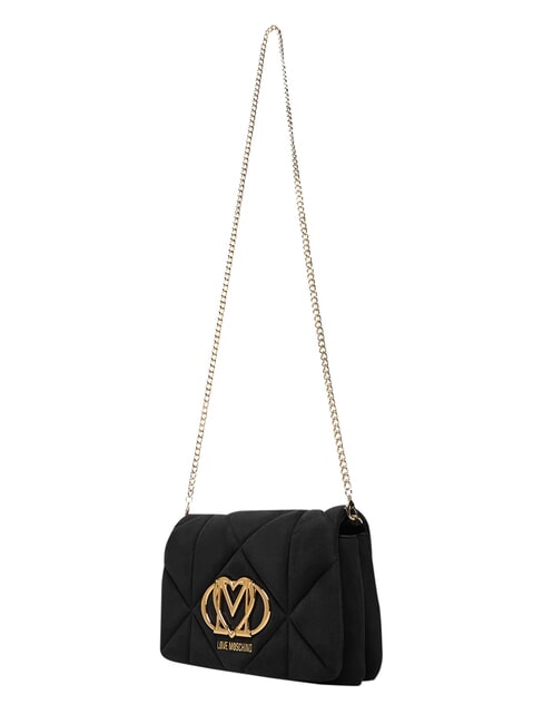 EMBOSSED Sac bandouli&egrave;re, double portabilit&eacute; Noir - Sacs pour Femme