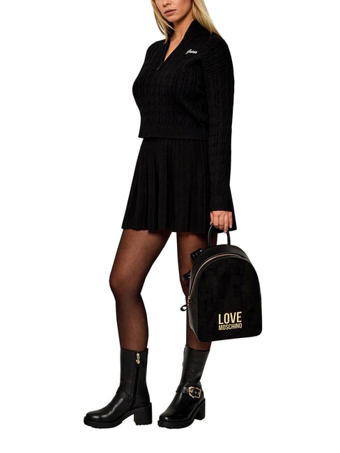 PATCHY Sac &agrave; dos avec logo Noir - Sacs pour Femme