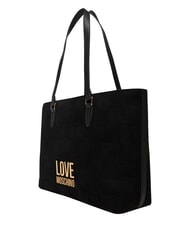 LOVE MOSCHINO PATCHY sac de courses, sac bandouli&egrave;re Noir - Sacs pour Femme - 3