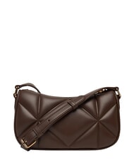 LOVE MOSCHINO EMBOSSED Mini sac bandouli&egrave;re chocolat - Sacs pour Femme - 4