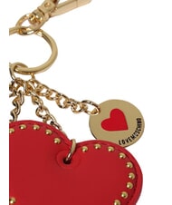 LOVE MOSCHINO CHARMS Porte-cl&eacute;s avec logo en m&eacute;tal - Porte-cl&eacute;s