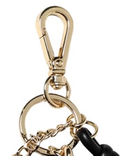 LOVE MOSCHINO CHARMS Porte-cl&eacute;s avec logo en m&eacute;tal noir/rouge/noir - Porte-cl&eacute;s - 4