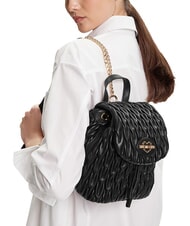 LOVE MOSCHINO DEMURE Sac &agrave; dos avec bretelles &agrave; cha&icirc;ne Noir - Sacs pour Femme - 2