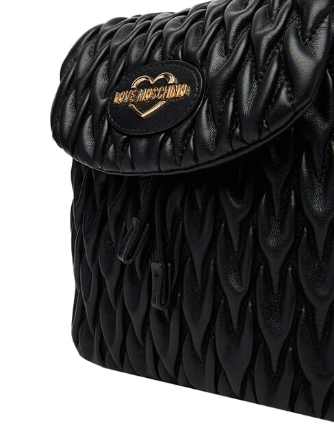 DEMURE Sac &agrave; dos avec bretelles &agrave; cha&icirc;ne Noir - Sacs pour Femme