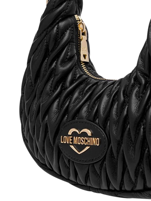 DEMURE Sac &agrave; main avec bandouli&egrave;re cha&icirc;ne Noir - Sacs pour Femme