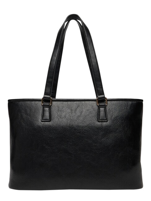 EMBOSSED Sac de courses, double portabilit&eacute; Noir - Sacs pour Femme