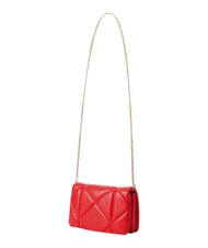 LOVE MOSCHINO EMBOSSED Mini sac bandouli&egrave;re, avec cha&icirc;ne ROUGE - Sacs pour Femme - 3