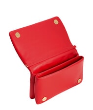 LOVE MOSCHINO EMBOSSED Mini sac bandouli&egrave;re, avec cha&icirc;ne ROUGE - Sacs pour Femme - 4