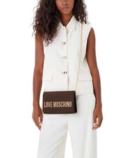 LOVE MOSCHINO SMART DAILY Pochette avec cha&icirc;ne Je crains - Sacs pour Femme - 2