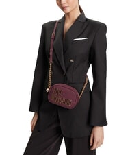 LOVE MOSCHINO BOLD LOVE Mini sac bandouli&egrave;re vin - Sacs pour Femme - 2