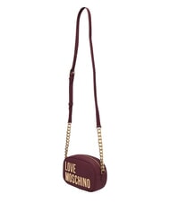 LOVE MOSCHINO BOLD LOVE Mini sac bandouli&egrave;re vin - Sacs pour Femme - 3