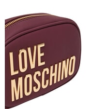 LOVE MOSCHINO BOLD LOVE Mini sac bandouli&egrave;re vin - Sacs pour Femme - 5