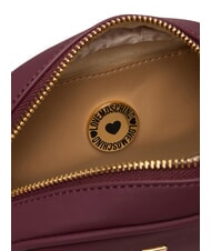 LOVE MOSCHINO BOLD LOVE Mini sac bandouli&egrave;re vin - Sacs pour Femme - 6