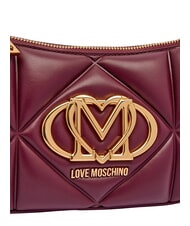 LOVE MOSCHINO EMBOSSED Sac bandouli&egrave;re, double portabilit&eacute; vin - Sacs pour Femme - 7
