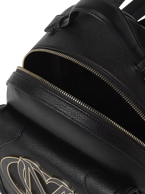 LOGO Sac &agrave; dos avec poche avant Noir - Sacs pour Femme