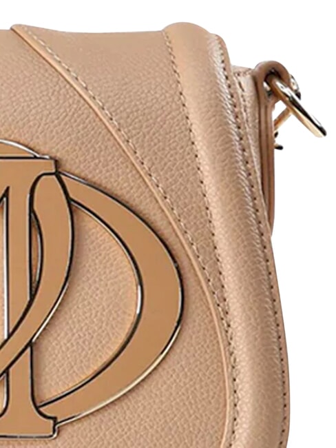 LOGO  Mini sac &agrave; bandouli&egrave;re beige - Sacs pour Femme
