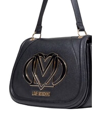 LOVE MOSCHINO LOGO Sac bandouli&egrave;re, avec bandouli&egrave;re Noir - Sacs pour Femme - 4