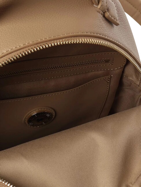 LOGO Sac &agrave; dos avec poche avant beige - Sacs pour Femme