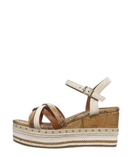 ALVIERO MARTINI PRIMA CLASSE GEO sandales compens&eacute;es NATUREL - Chaussures Femme - 3