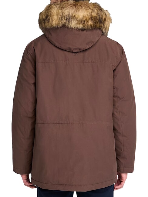 SCAR RIDGE veste &agrave; capuche Chocolat - Vestes pour hommes