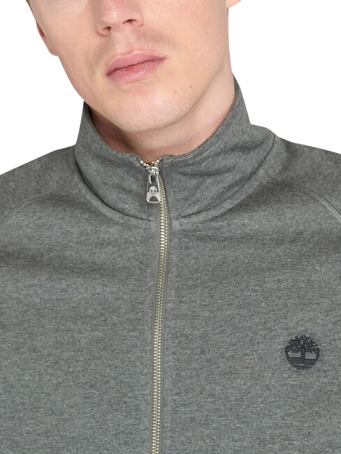 EXETER RIVER Sweat-shirt &agrave; fermeture &eacute;clair int&eacute;grale fonc&eacute; / gris / chin&eacute; - Pulls molletonn&eacute;s