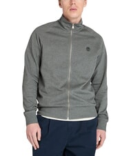 TIMBERLAND EXETER RIVER Sweat-shirt &agrave; fermeture &eacute;clair int&eacute;grale fonc&eacute; / gris / chin&eacute; - Pulls molletonn&eacute;s - 4