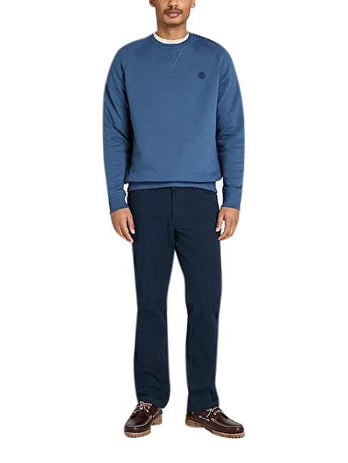 EXETER RIVER BASIC Sweat &agrave; col rond bleu argent&eacute; - Pulls molletonn&eacute;s