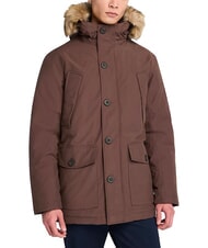 TIMBERLAND SCAR RIDGE veste &agrave; capuche Chocolat - Vestes pour hommes - 4