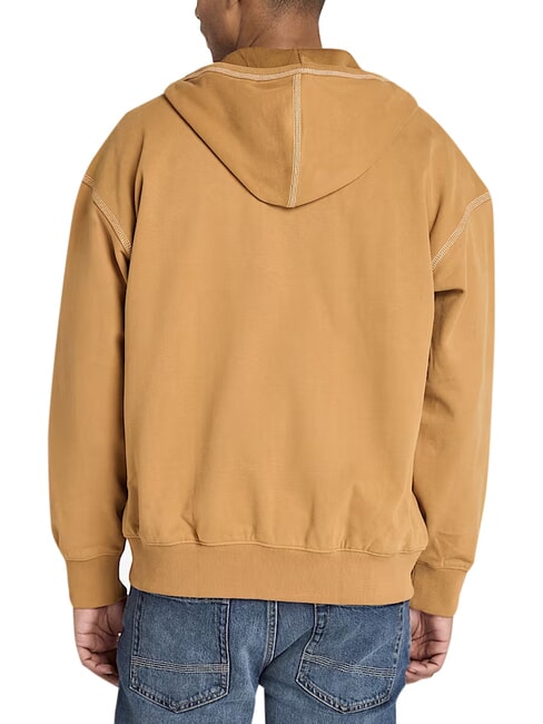 10061 Sweatshirt &agrave; capuche botte de bl&eacute; - Pulls molletonn&eacute;s