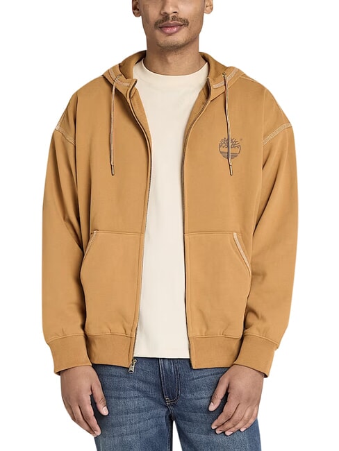 10061 Sweatshirt &agrave; capuche botte de bl&eacute; - Pulls molletonn&eacute;s