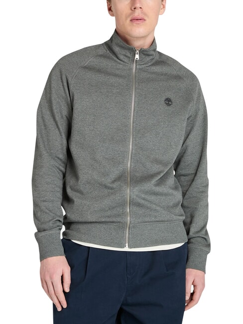 EXETER RIVER Sweat-shirt &agrave; fermeture &eacute;clair int&eacute;grale fonc&eacute; / gris / chin&eacute; - Pulls molletonn&eacute;s
