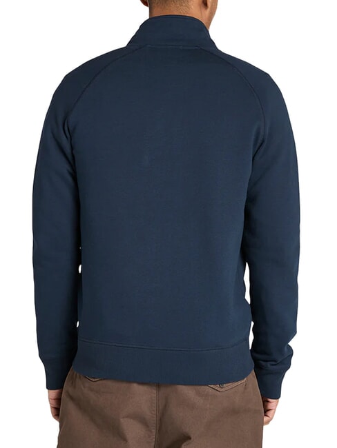 EXETER RIVER Sweat-shirt &agrave; fermeture &eacute;clair int&eacute;grale saphir noir - Pulls molletonn&eacute;s