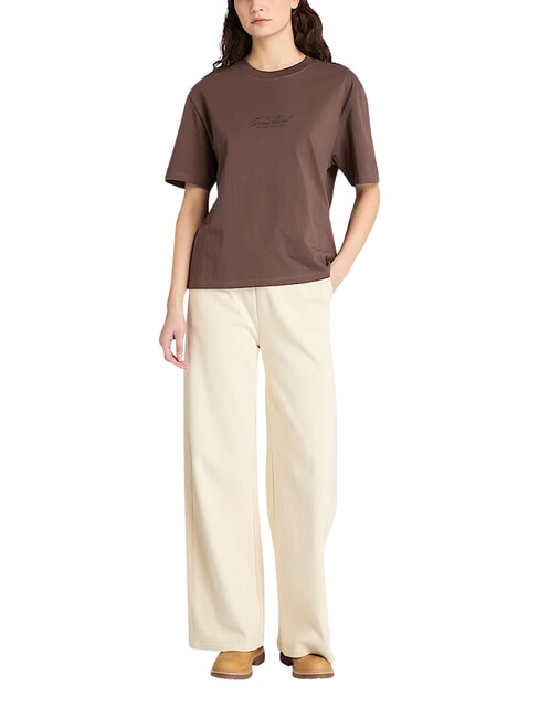 LUSH COMFORT T-shirt en coton Chocolat - T-shirt