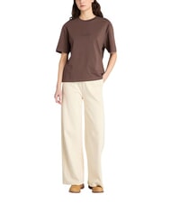 TIMBERLAND LUSH COMFORT T-shirt en coton Chocolat - T-shirt - 2