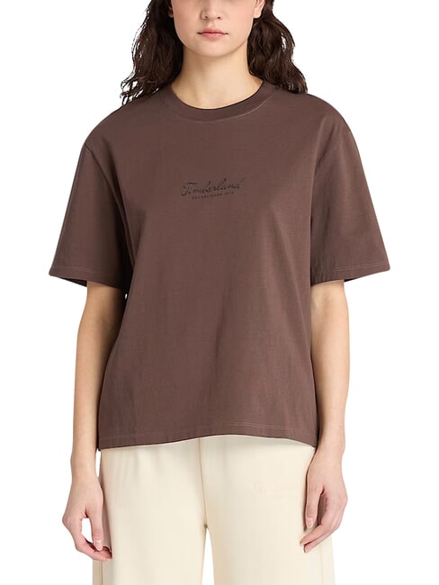LUSH COMFORT T-shirt en coton Chocolat - T-shirt