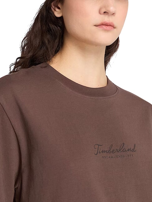 LUSH COMFORT T-shirt en coton Chocolat - T-shirt