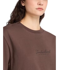 TIMBERLAND LUSH COMFORT T-shirt en coton Chocolat - T-shirt - 5