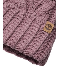 TIMBERLAND CABLE Chapeau mauve m&eacute;lancolique - Bonnets - 2