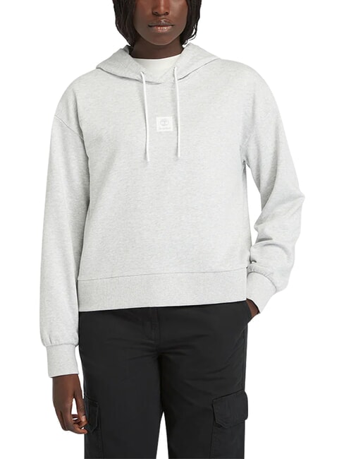 STACK LOGO Sweatshirt &agrave; capuche m&eacute;lange de gris clair - Sweat-shirts pour femmes