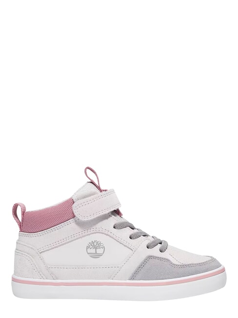 STONE JUMP MID Baskets en cuir mixte daim gris clair - Chaussures de b&eacute;b&eacute;
