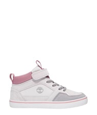TIMBERLAND STONE JUMP MID Baskets en cuir mixte daim gris clair - Chaussures de b&eacute;b&eacute; - 4