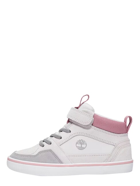 STONE JUMP MID Baskets en cuir mixte daim gris clair - Chaussures de b&eacute;b&eacute;